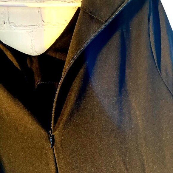 JASAMBAC Women's Wear to Work Dresses Pencil Midi Dresses Black 2XL - Picture 7 of 9